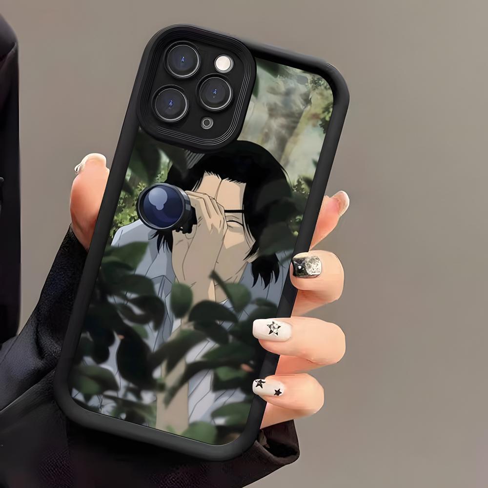 N-Naoki Urasawa S Monster Phone Case For IPhone 17 Air 16 E 15 14 Plus 13 12 11 Pro Max Black Sky Eye Stepped Protective Case