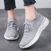 Breathable Mesh Women Running Shoes Lightweight Casual Sports Shoes Knitted Flats Walking Socks Shoes
