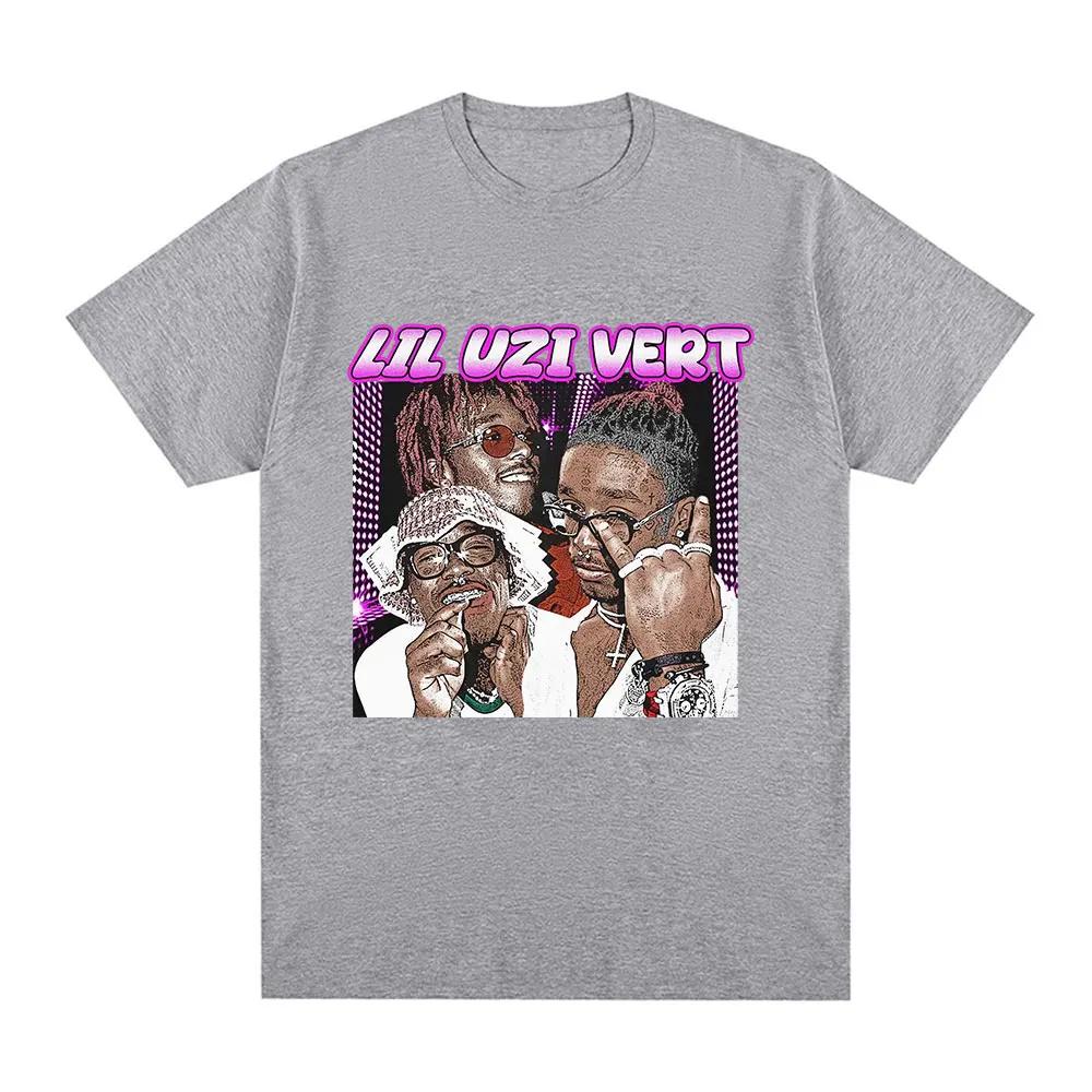 Rapper Lil Uzi Vert Graphic T-shirt Fashion Hip Hop Oversized T Shirts Casual Cotton Short Sleeve T-shirts Streetwear Unisex