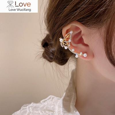 1 Pc Minimalist Star Shape Long Ear Cuffs Stud Earrings Simple Ear Cuff Pins Climbers Earrings Jewelry For Women Crawlers Pin