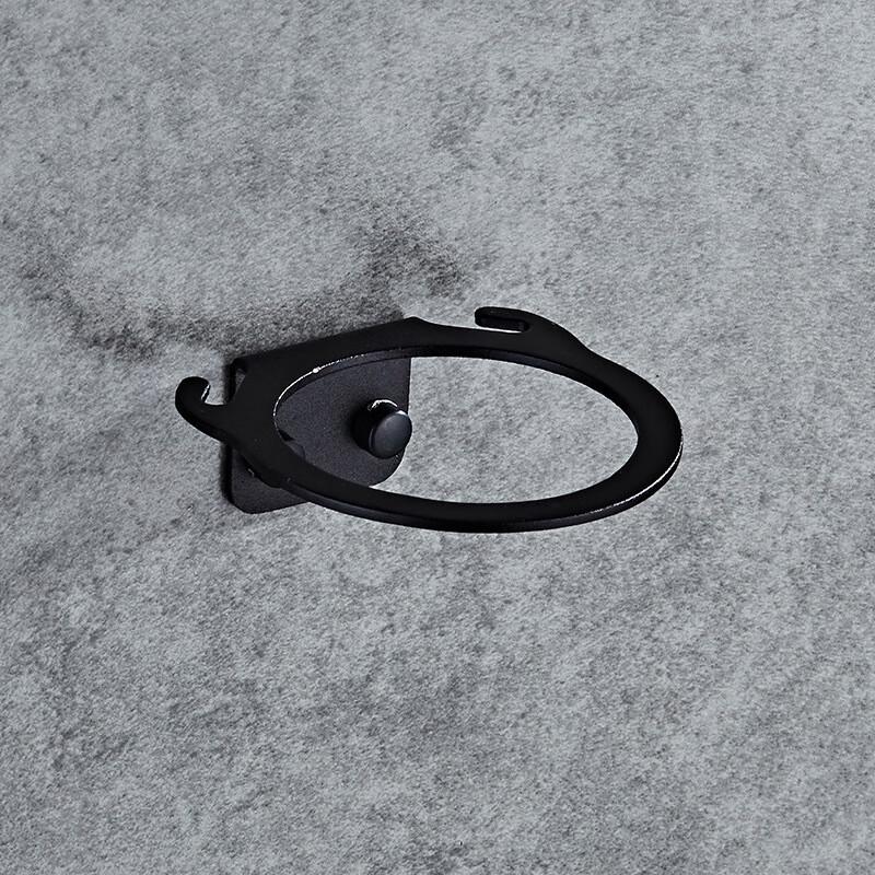 Punch-Free Wall-Mounted Hair Dryer Holder & Storage Rack