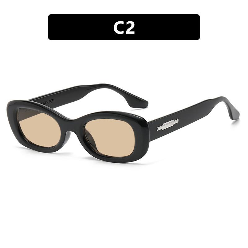 New Retro Y2K Style Small Square Sunglasses Women Cat Eye Sunglasses Fashion Colorful Mirror Goggles Men Punk Sports Sun Glasses