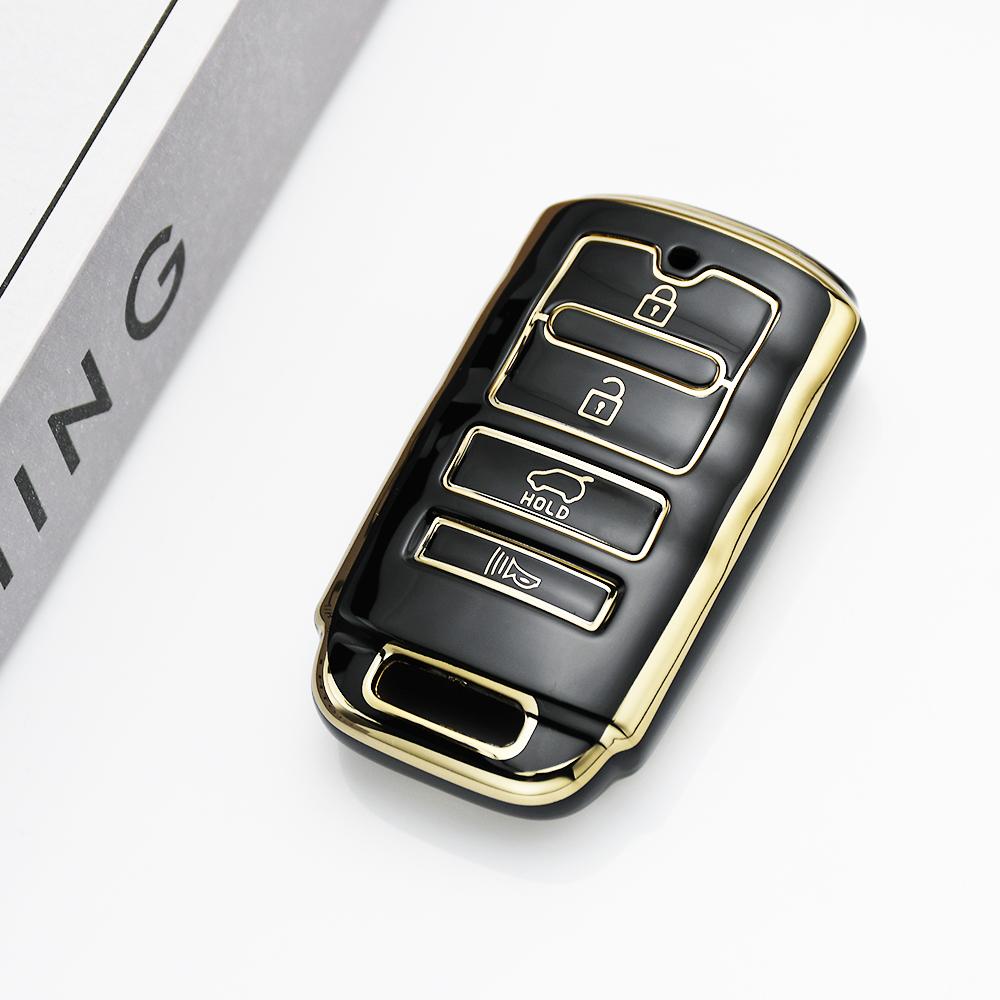 4 Buttons Tpu Keyless Auto Shell Fob Cover For Kia New K7 Cadenza K9 K7 K-04 Sorento K900 Car Key Case Holder Keychain Protector