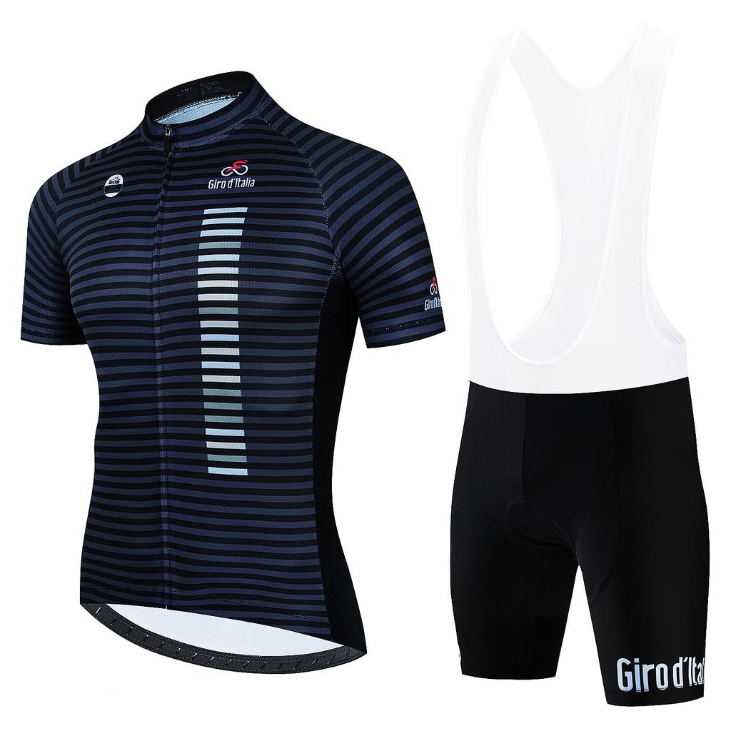 Cycling Jersey Set New Cycling Suit Short Sleeve Suit Men's Mountain Bike Pants