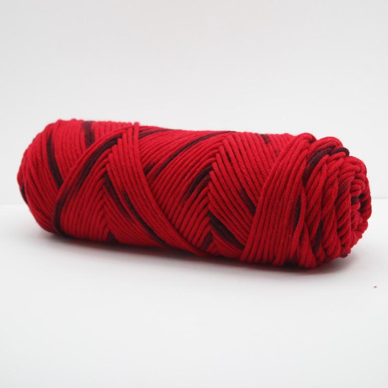 Hand-Knitted Cotton Wool Scarf Yarn for Men & Women, Coarse Wool & Milk Cotton Material, Worsted Crochet.