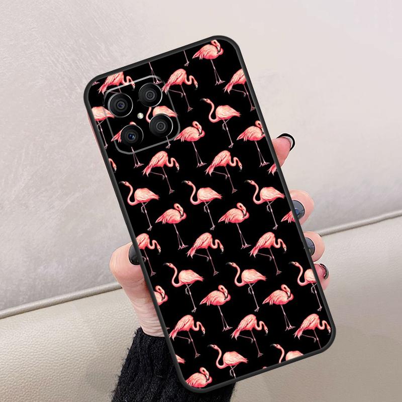 Pink Red Flamingo For Honor Magic 8 7 5 6 Lite Case For Honor 200 400 Pro X9d X9c X9b X9a X8c X8b 70 90 Win RT
