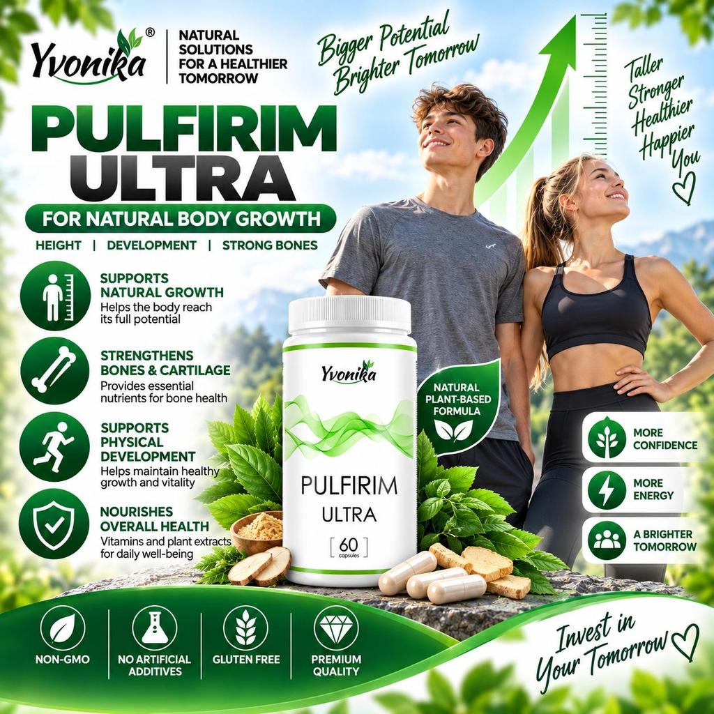 Pulfirim Ultra – to increase body growth: 60 capsules.