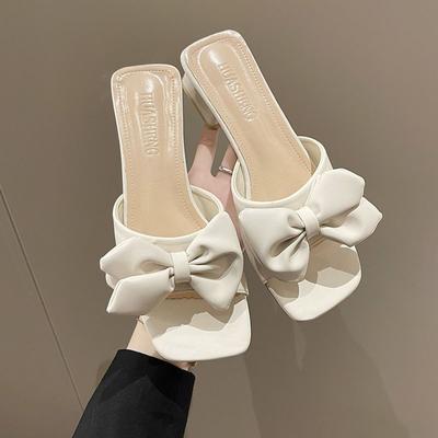 Mode Neue Sommer Hausschuhe Niedrigen Absätzen Rutschen Weibliche Peep Toe Platz Ferse Bogen Sandalen Frauen Große Größe 43 Flip-Flops grün Flip-Flops