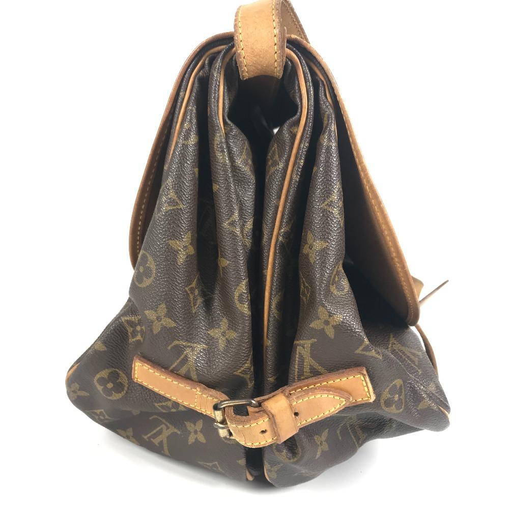 Louis Vuitton M40662 Monogramm SaumurGM Crossbody Klapp-Umhängetasche