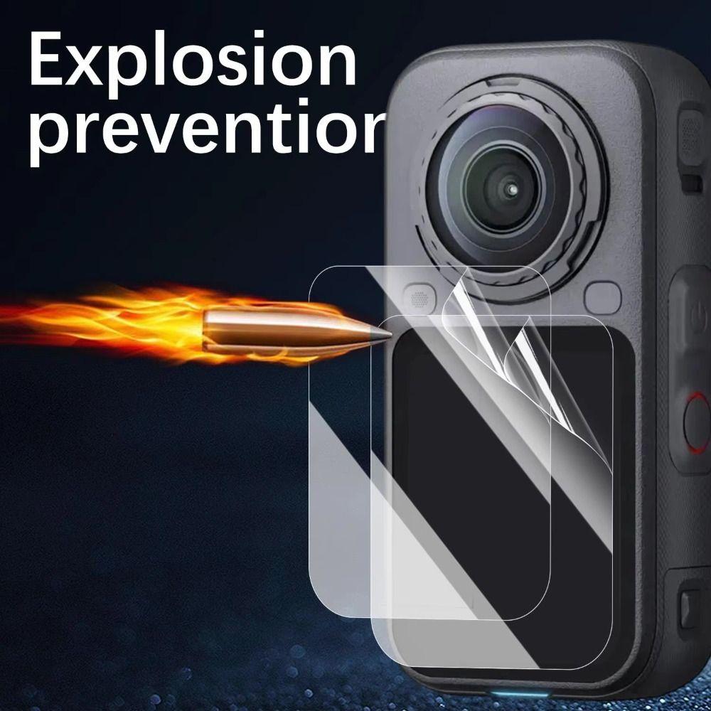 1/3/5Pcs Soft Hydrogel Protective Films for Insta360 X6 Action Camera Accessories