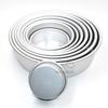 4-12 Zoll Fester Boden Einfache Runde Form Eloxieren Aluminium Metall Chiffon Kuchenform Brotform Mousseformen Pfannen DIY Backen