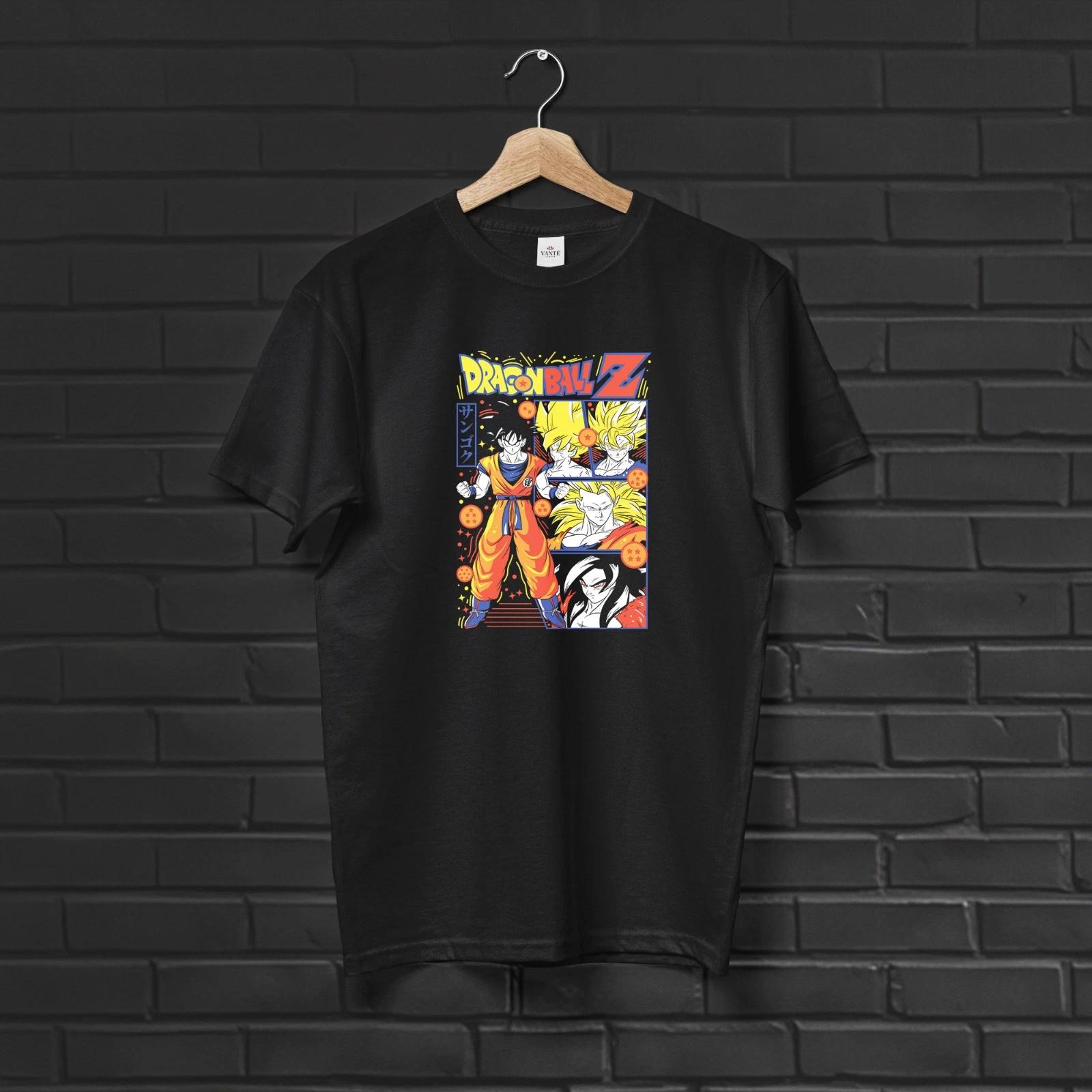 Dragon Ball Z T-Shirt: Goku vs Vegeta, DBZ Anime Apparel S