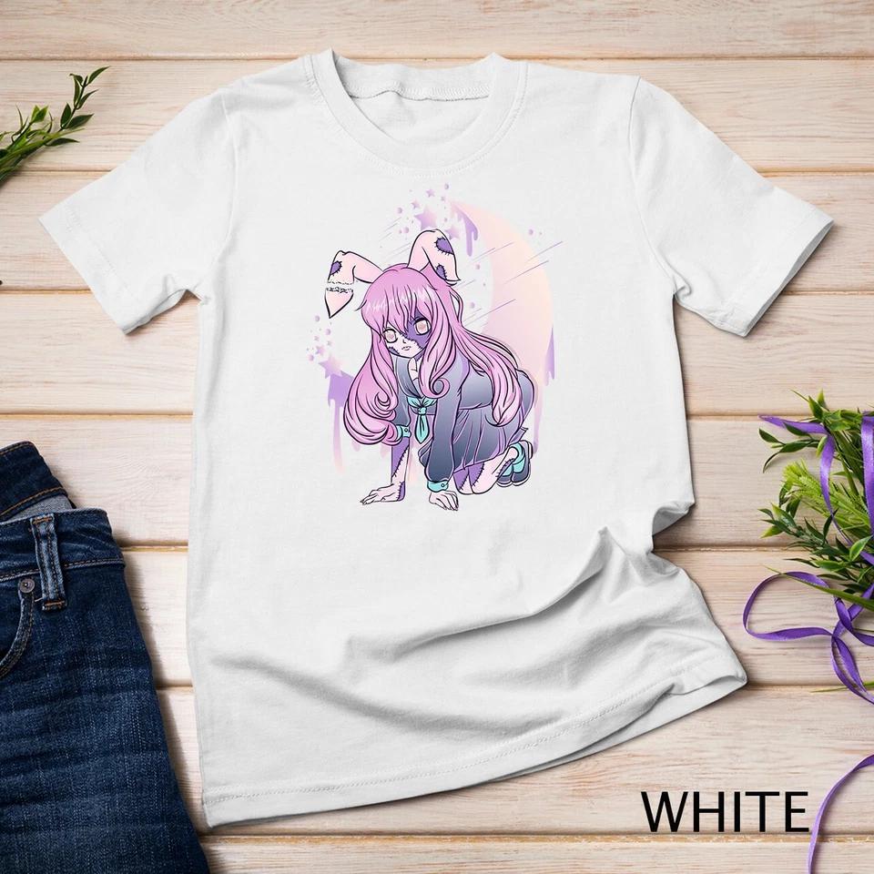 Pastel Goth Half Moon Anime Girl Unisex T-shirt 7 3XL