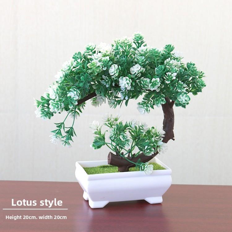 Plastic Bonsai Terrarium With Creative Design For Indoor Garden Display