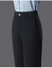 Dámské jarní 2025 high-endové slim fit kalhoty s vysokým pasem, elastickým pasem a zipem, pro volný čas