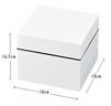 Showa Jubako Box with Seal 18cm H x 18cm W x Perfect for Sports Cherry Blossom New and Osechi Dishes Three-Tiered (Hall) Lid, White, Approx. 16.7cm D,