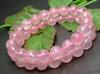 g3-2506A 10mm 5A Madagascar Deep Rose Quartz Bracelet, 18cm Inner Diameter, with Pouch, Natural Stone, Power Stone