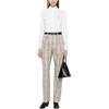 Polo Ralph Lauren Solid Button-Down Long Sleeve Shirt Women Shirts White 211664427-003