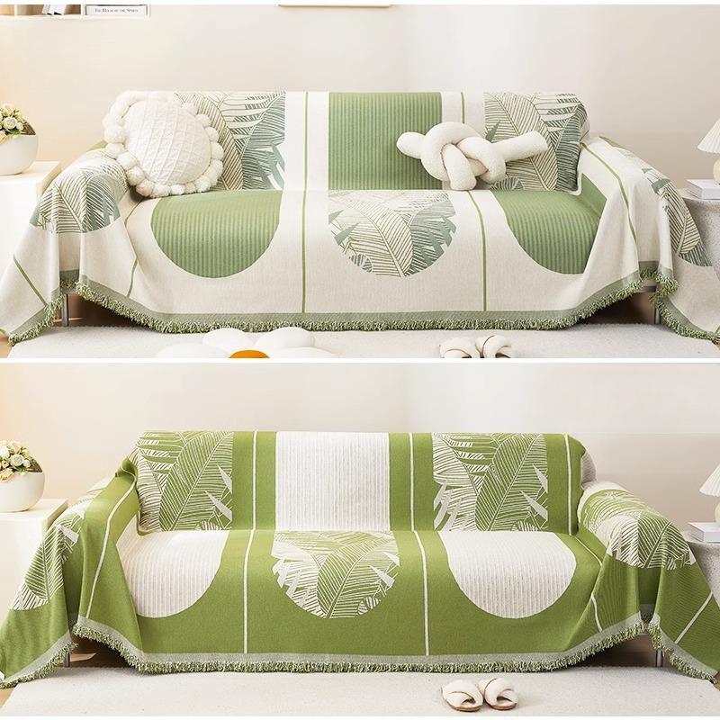 Chenille Sofa Cover Towel Four Seasons Universal Ins Style Full Cover Sofa Cover Anti-Scratching One Piece Sofa Slipcover Cushion