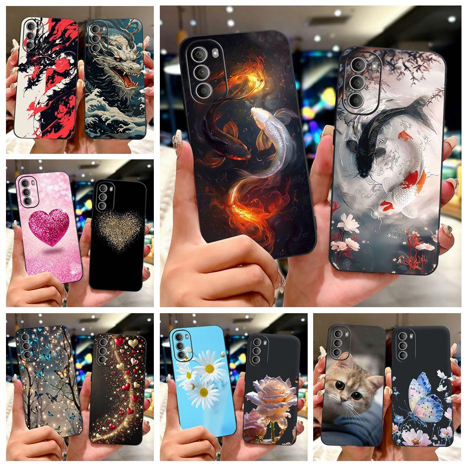For Motorola Moto G51 G71 5G Case Cute Lucky Koi Painted Cover Soft TPU Phone Case For Motorola G31 G 51 71 MotoG31 MotoG51 Bags