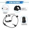 ABS Wheel Speed Sensor Compatible for Hyundai Tucson 2010-2015 2.0L 2.4L 2WD, Custom Plastic Black Rear Right Passenger Side No.95681-2S300