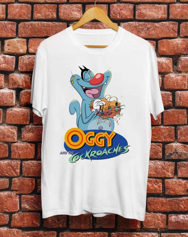 Oggy and the Cockroaches T-Shirt Unisex Cotton Tee S-5XL YI171 XXXL