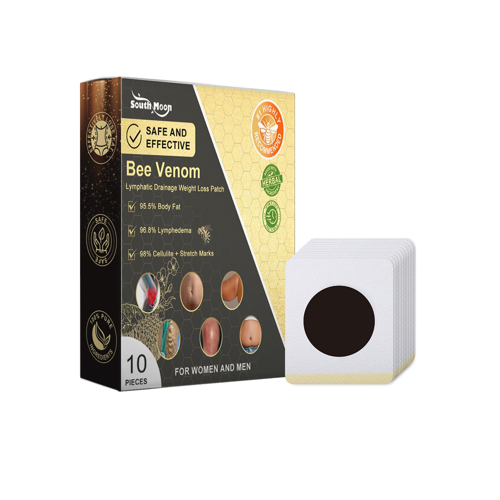 

South Moon Пчелиный яд Лимфатическая скульптура Похудение Пищеварительное здоровье Жизненная сила Уход за телом Контурный пластырь для тела