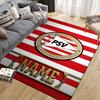 Custom Name,PSV Home Sofa Decoration for Living Room & Bedroom, Non‑Slip Play Flannel Floor Mat for Game Room