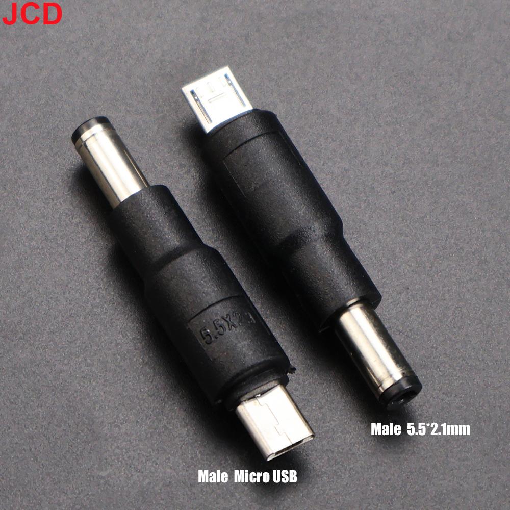 

2pcs Type C / Tablet Micro USB 2.0 to DC 5.5x2.1 mm Power Jack Adapter Plug USB C to DC 5.5*2.1 mm Power Connector Adapter 5V