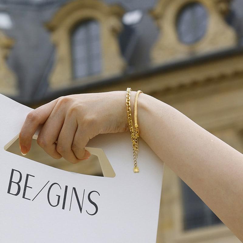 BE/GINS Larin Anchor Chain Solid Bracelet