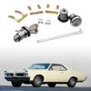 Car Door Lock Core Kit with 2 Keys, 654394765282 Hardware Set for Worn Lock Parts, Vehicle Restoration and Repair Service Use