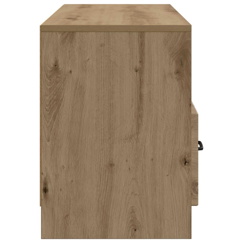 TV Cabinet in Artisan Oak Finish 102 x 34.5 x 47 cm Particleboard