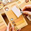 Capibala Learning Stationery Wholesale Capybara Index Stickers Student Gift Message N Times Label Paper Kawai Stationery Lovely