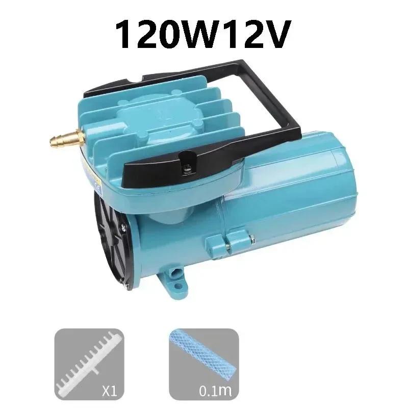 120W 12V 24V DC Oxygen Pump Fish Tank Oxygenation Portable Aerator Small Oxygenation Pump Aquarium Fish Culture Air Pump MPQ-906