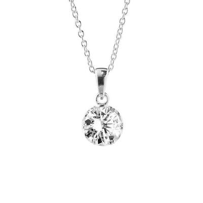 Necklace - Magali - Rhodium-plated 925 Sterling Silver - Zirconium Oxide - Length 42 Cm - Women