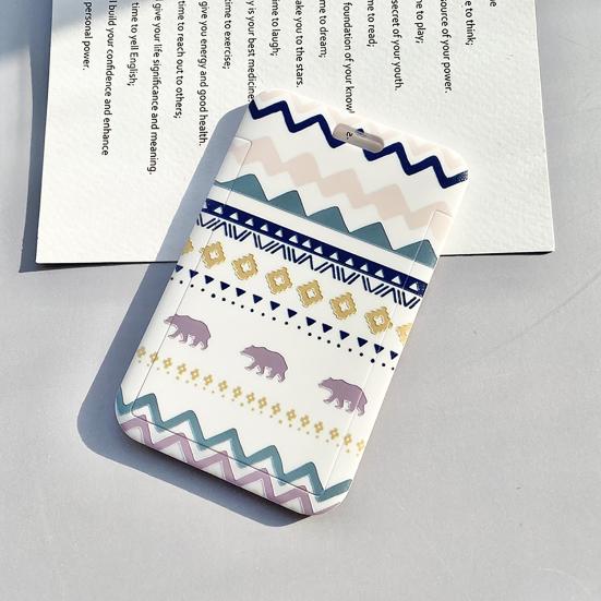 Защитная пленка для карточек с мультяшным рисунком Удобный прочный держатель для карт — фото 10