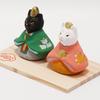 Fukubeya Hina Hina Doll by Toy Modern and perfect for celebrations and Seto-yaki Doll, Cat-Sided (Tachibana) Workshop. adorable, gifts.