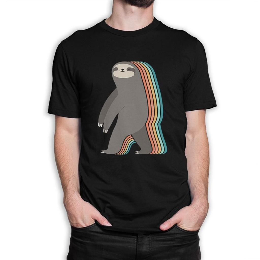Happy Sloth Walking T-Shirt, Men's and Women's Sizes