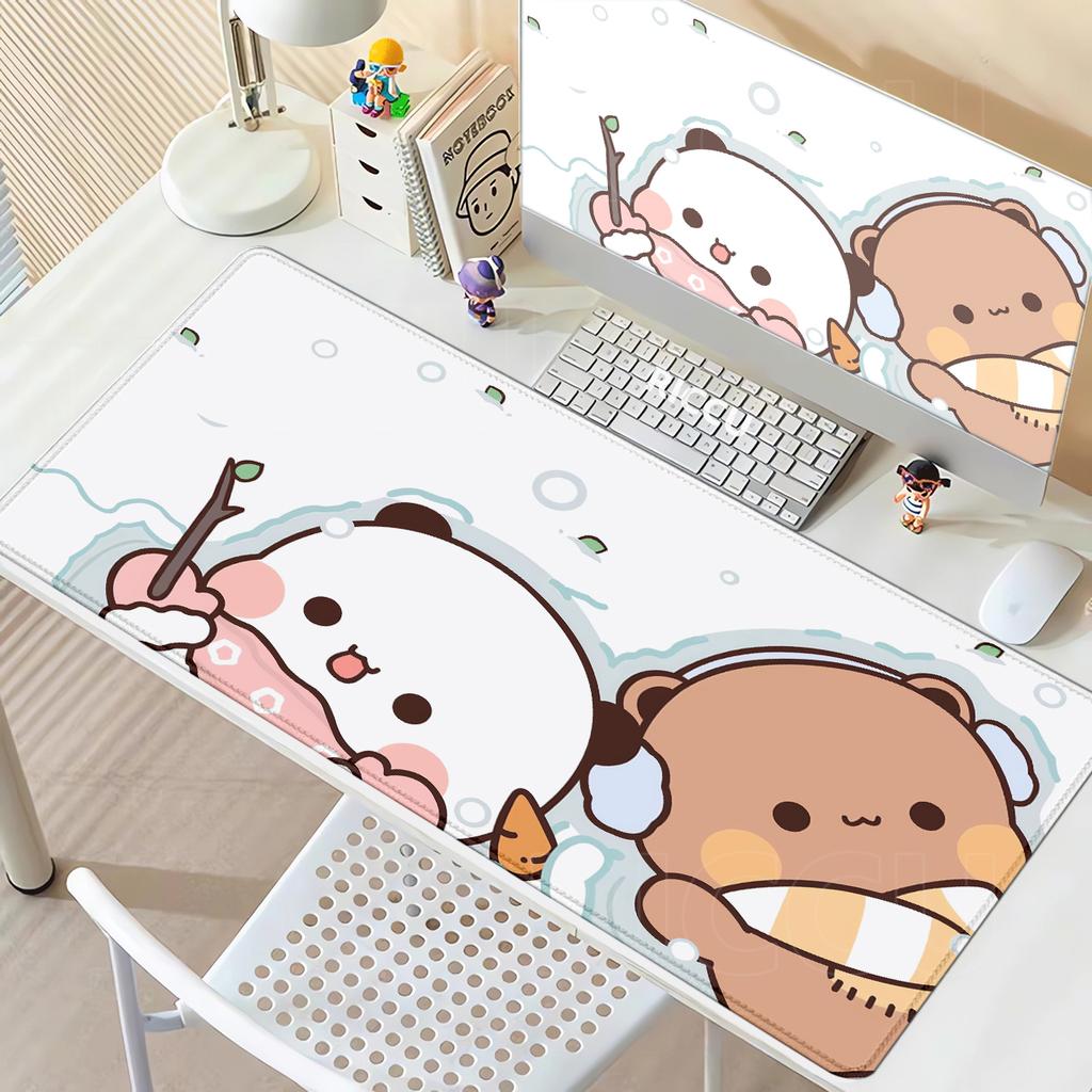 Large Compute Mouse Pad BuBu DuDu Kawaii Mousepad Natural Rubber Gaming Micepad Gamer Xxl Office PC Keyboard Cute Desk Mat Rug
