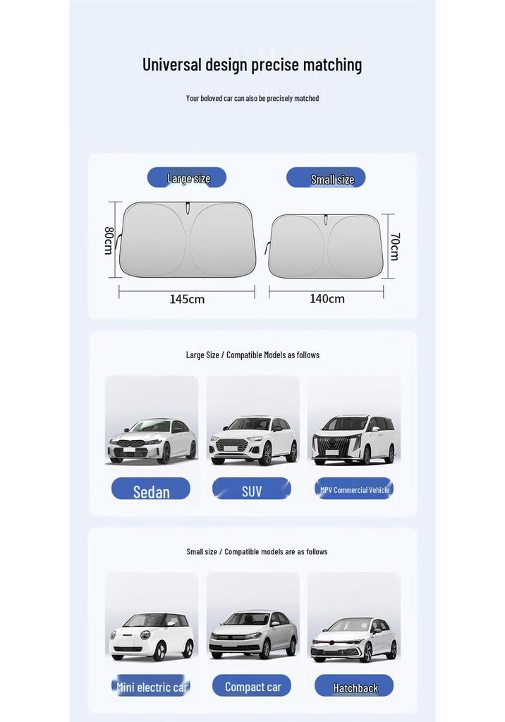 Car Sunshade: Sun Visor, Windshield Shade, Heat Insulation Cloth, Sun Umbrella, Cover, and Curtain Panel.