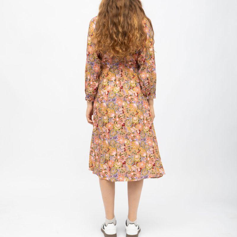 Robe col V imprimé graphique rena Femme LA PETITE ETOILE