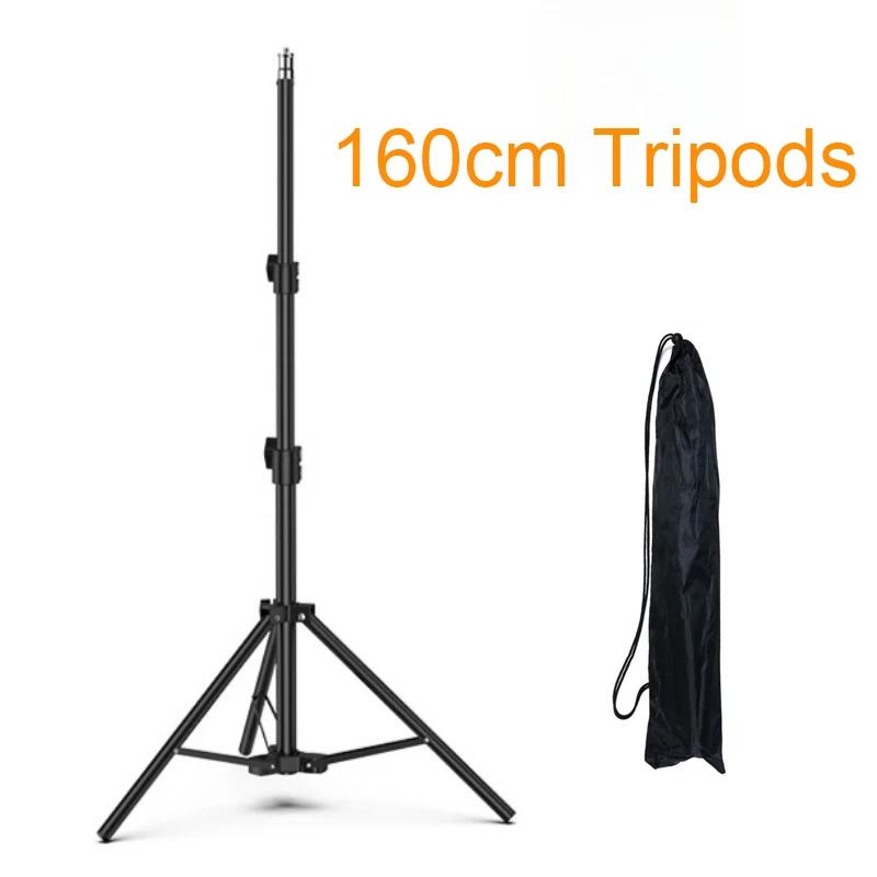

Универсальный штатив 160 см для мобильной фотографии, подставка, светодиодная поддержка для мобильного телефона, для видео на Youtube, подставка для телефона