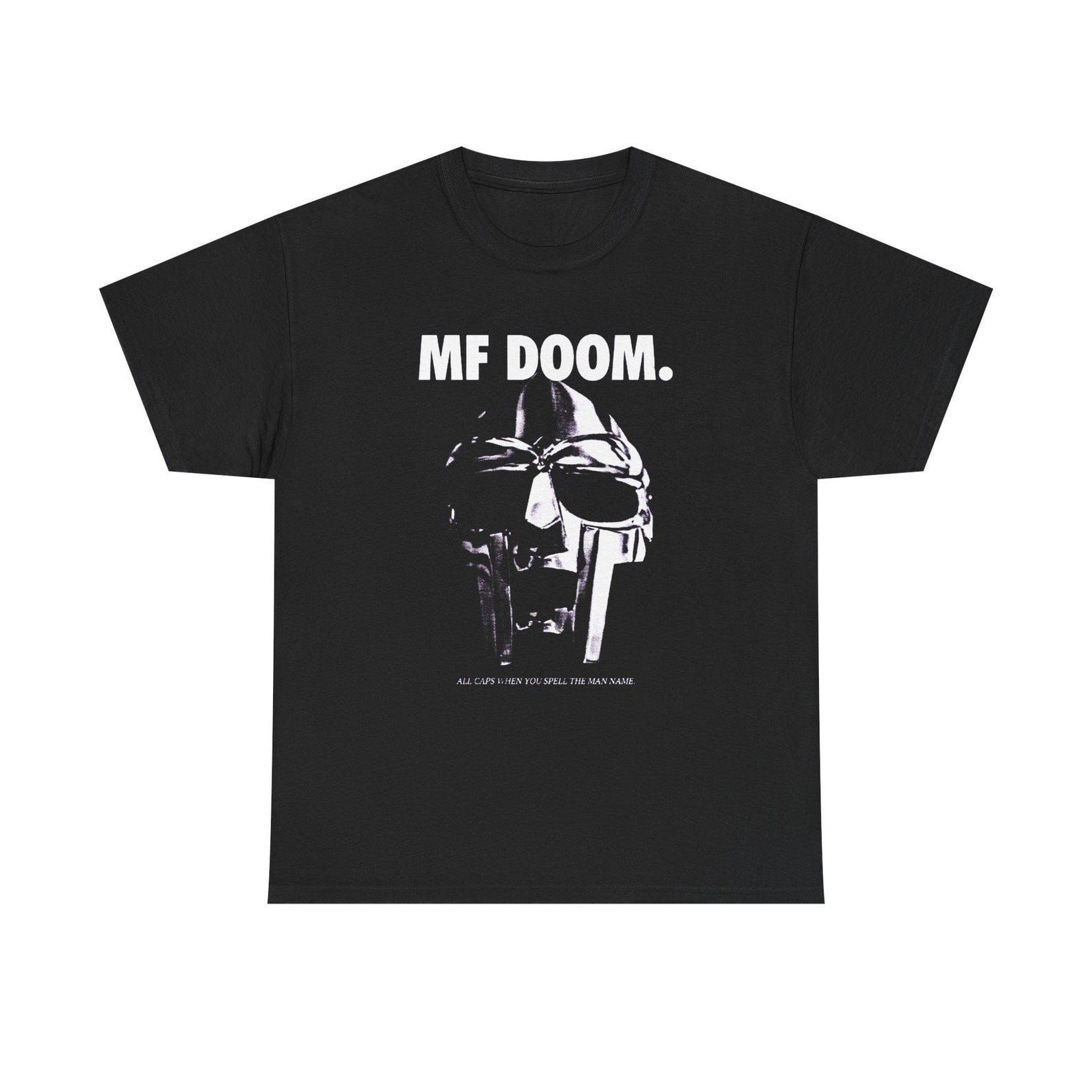 MF DOOM Mask Shirt Underground Hip Hop Legend Vintage Rap Tee Madvillain Style Merch 3XL