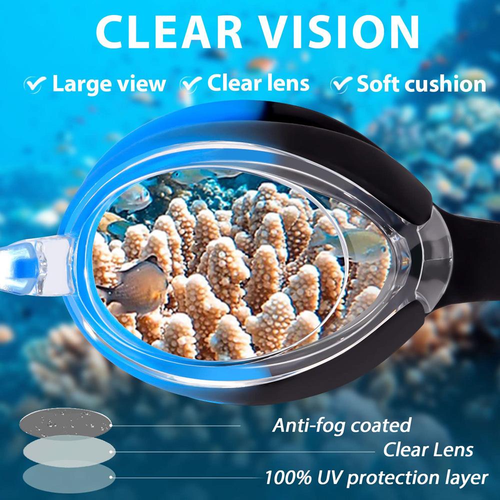 Children's Swimming Goggles High Definition Waterproof and Anti-fog Swimming Glasses