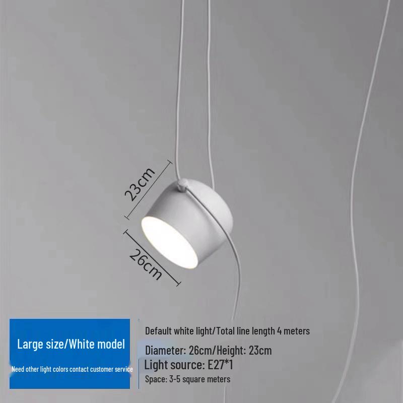 Nordic Industrial Style Three-Head Pendant Light for Cafe, Bar, or Exhibition Hall