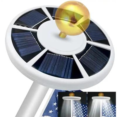 26 LED Güneş Bayrak Direği Işık Güneş Enerjili Ulusal Bayrak Işığı IP55 Su Geçirmez Dış Mekan Bayrak Direği