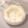 Donut Cat Bed Round Small Dog Bed Cat Nest Scratch Pad Cushion Nest For Calming Sleeping Small Dogs Kitten Scratching Home Decor