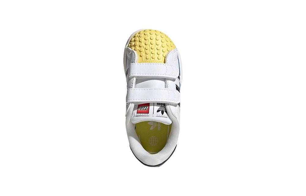 Adidas Originals SUPERSTAR CF Breathable Low top Toddler Shoes White Blue Infant And Toddler IF2913