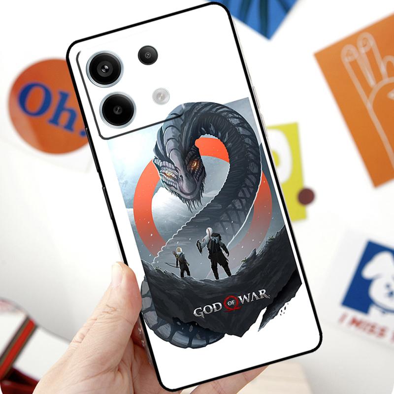 God of War Funda For Xiaomi Redmi Note 14 Pro 10 11 12 13 Pro 11S 12S Case For Redmi 15 14C 12C 10C 13C