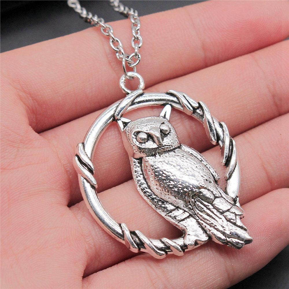 45cm Or 70cm Long Chain Necklace Bird Vintage Jewelry Supplies QN009